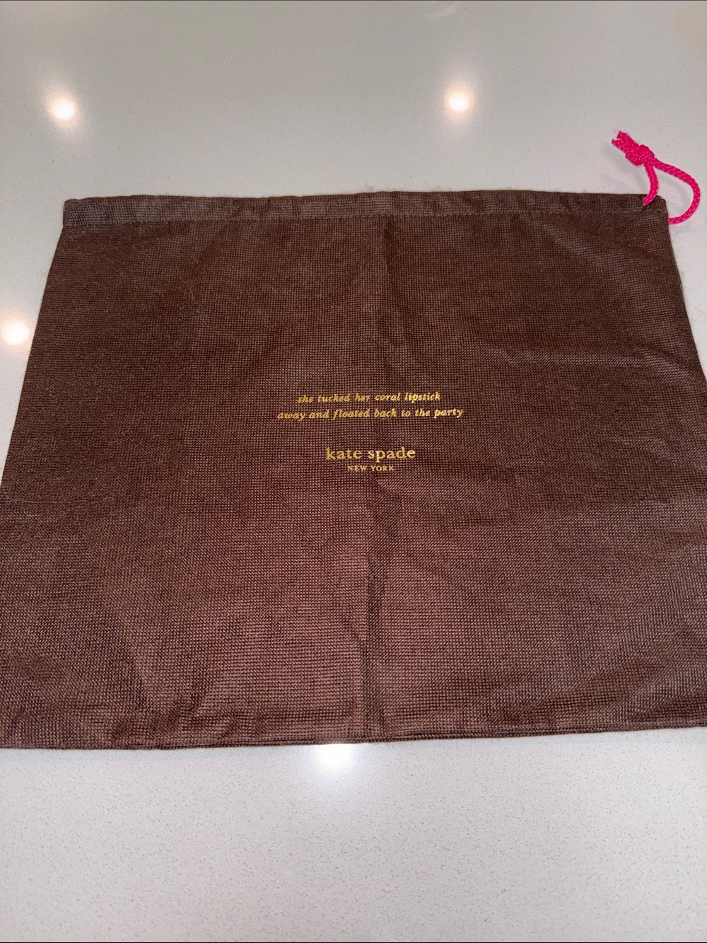 kate spade handbag dustcover